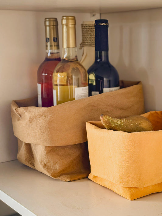 Shelf Storage Bags in Washable Paper