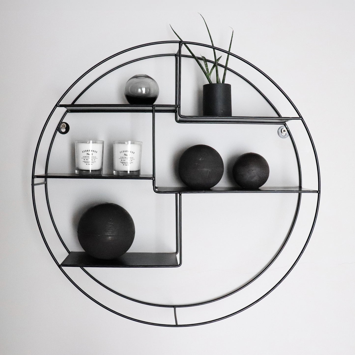 Sphere Concrete Decoration, Set of 3