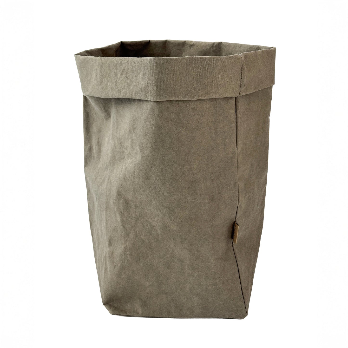 XXL Chino Brown washable paper bag on a white background | Eco-friendly, versatile storage solution