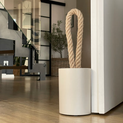 Nature concrete door stop minimalist natural color pure beige