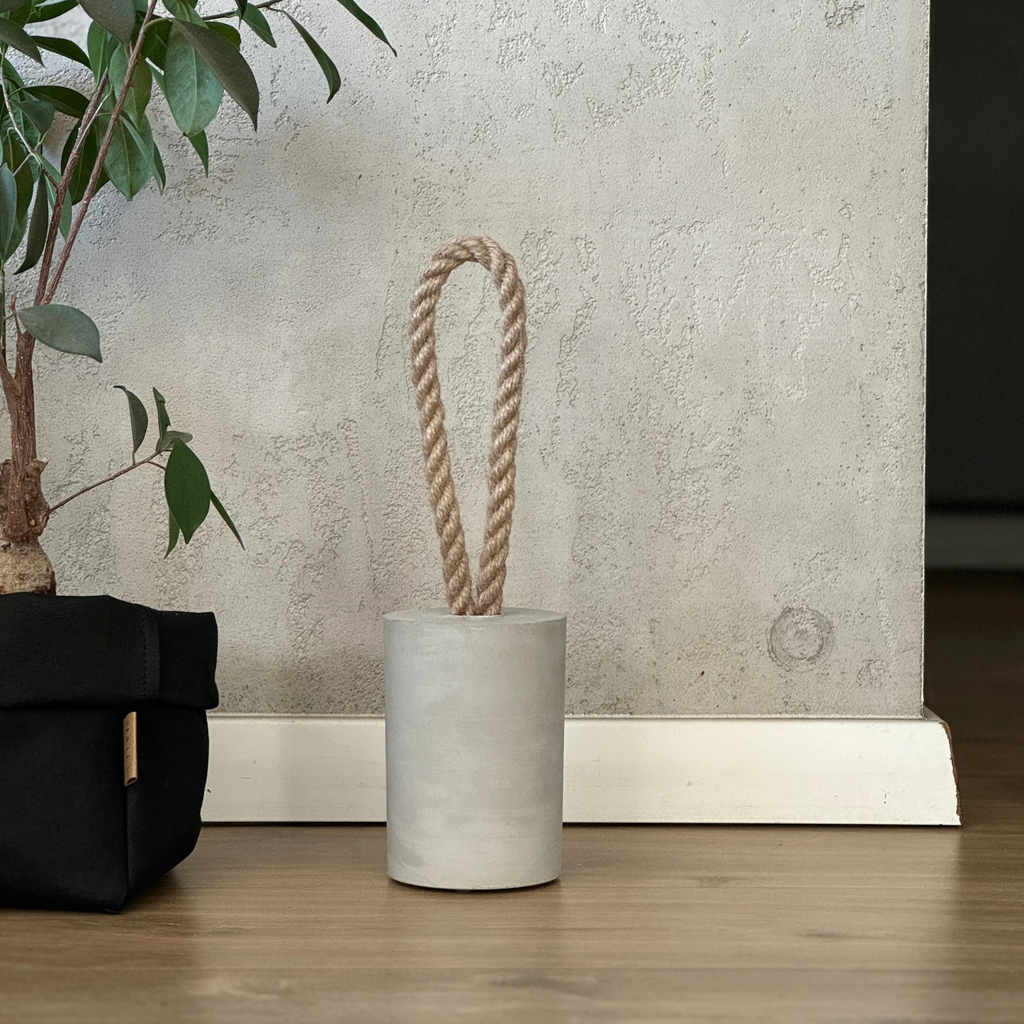 Loop Door Stop, Regular - Natural, Grey