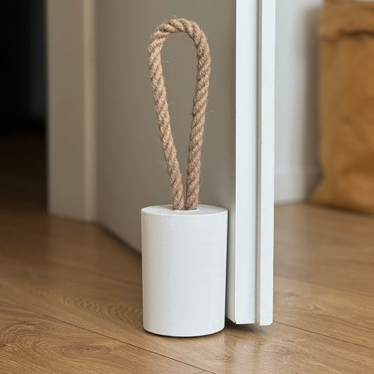 Loop Door Stop, Regular - Natural, White