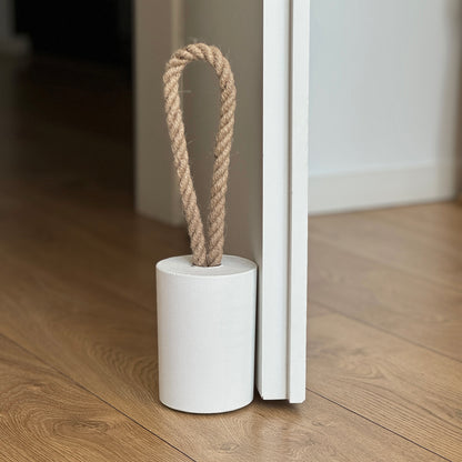 Loop Door Stop, Extra Large - Natural, Black