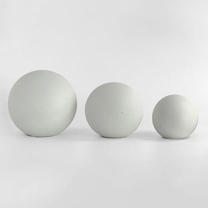 Sphere Concrete Decoration, Set of 3