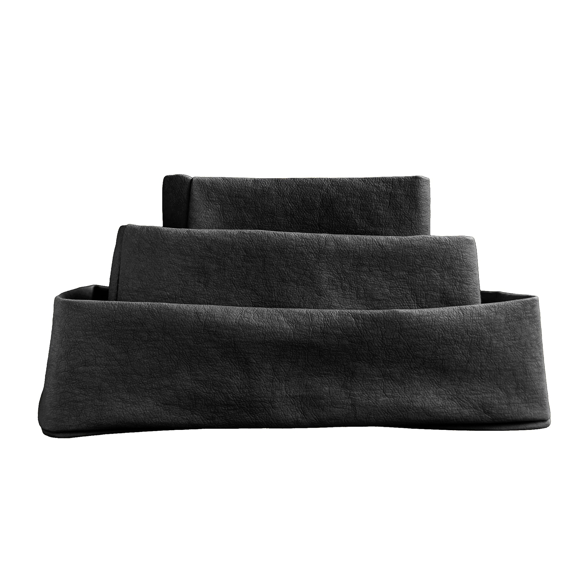 FLORO washable paper storage basket available in black