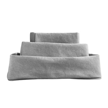 FLORO washable paper storage basket available in grey