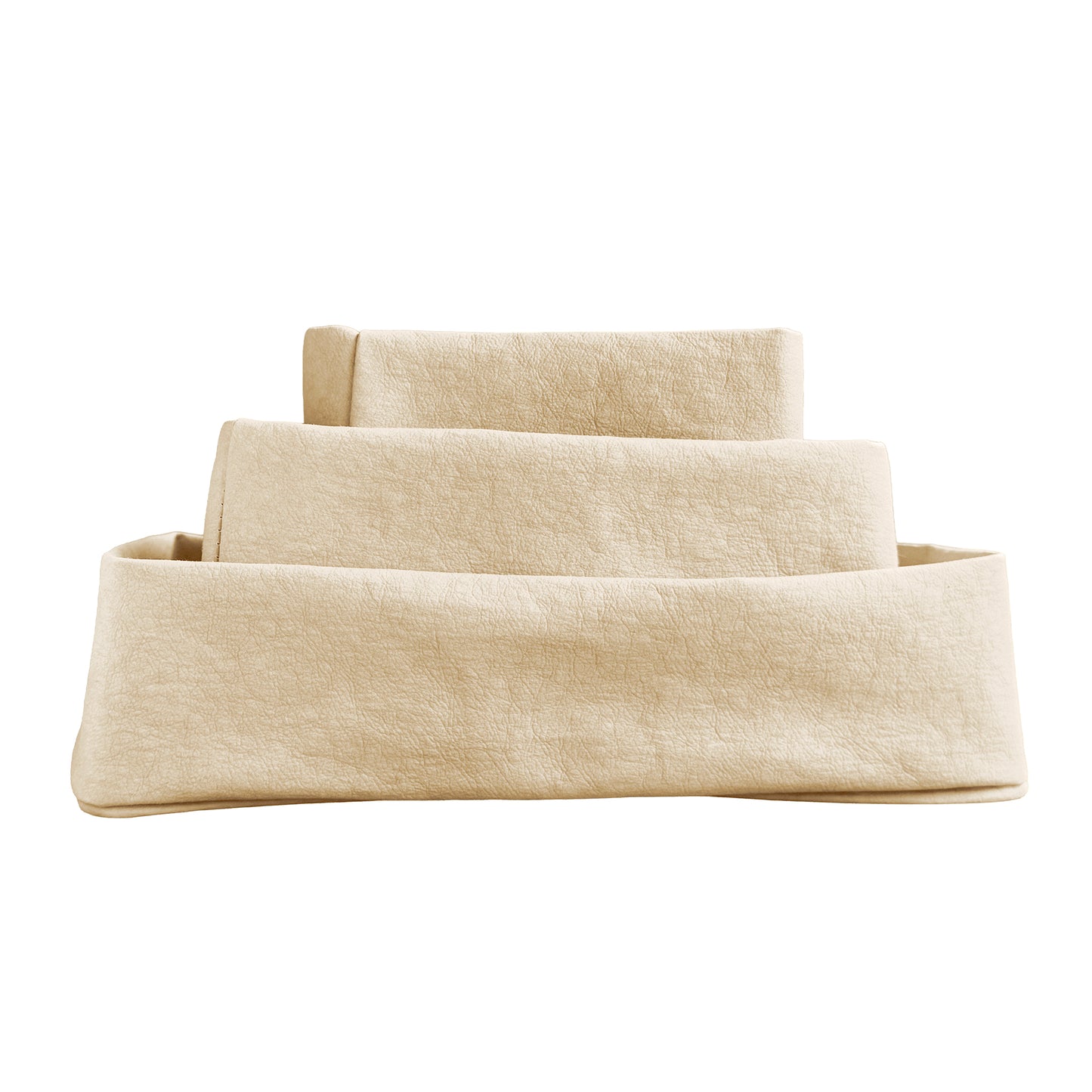 FLORO washable paper storage basket available in sand