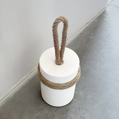 Loop Concrete Door Stop, XXL - Natural, Grey