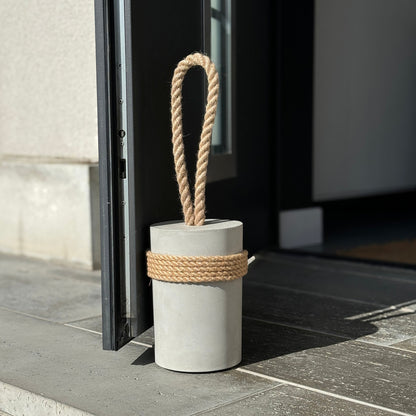 Loop Concrete Door Stop, XXL - Natural, Grey