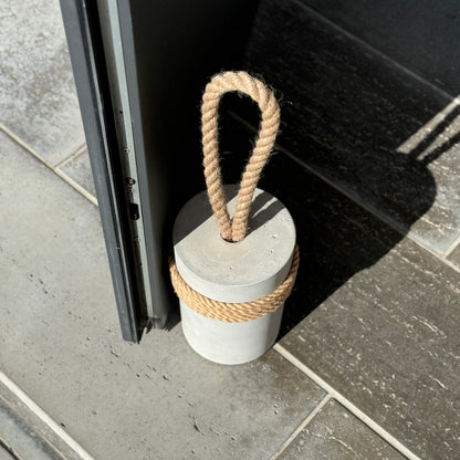 Loop Concrete Door Stop, XXL - Natural, Grey