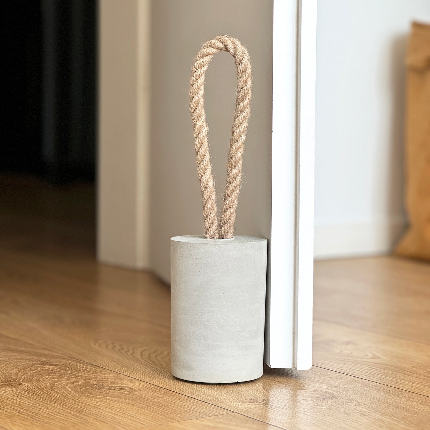 Modern door stop functional decor for light doors