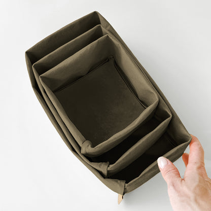 Close up of washable paper texture on MONO basket