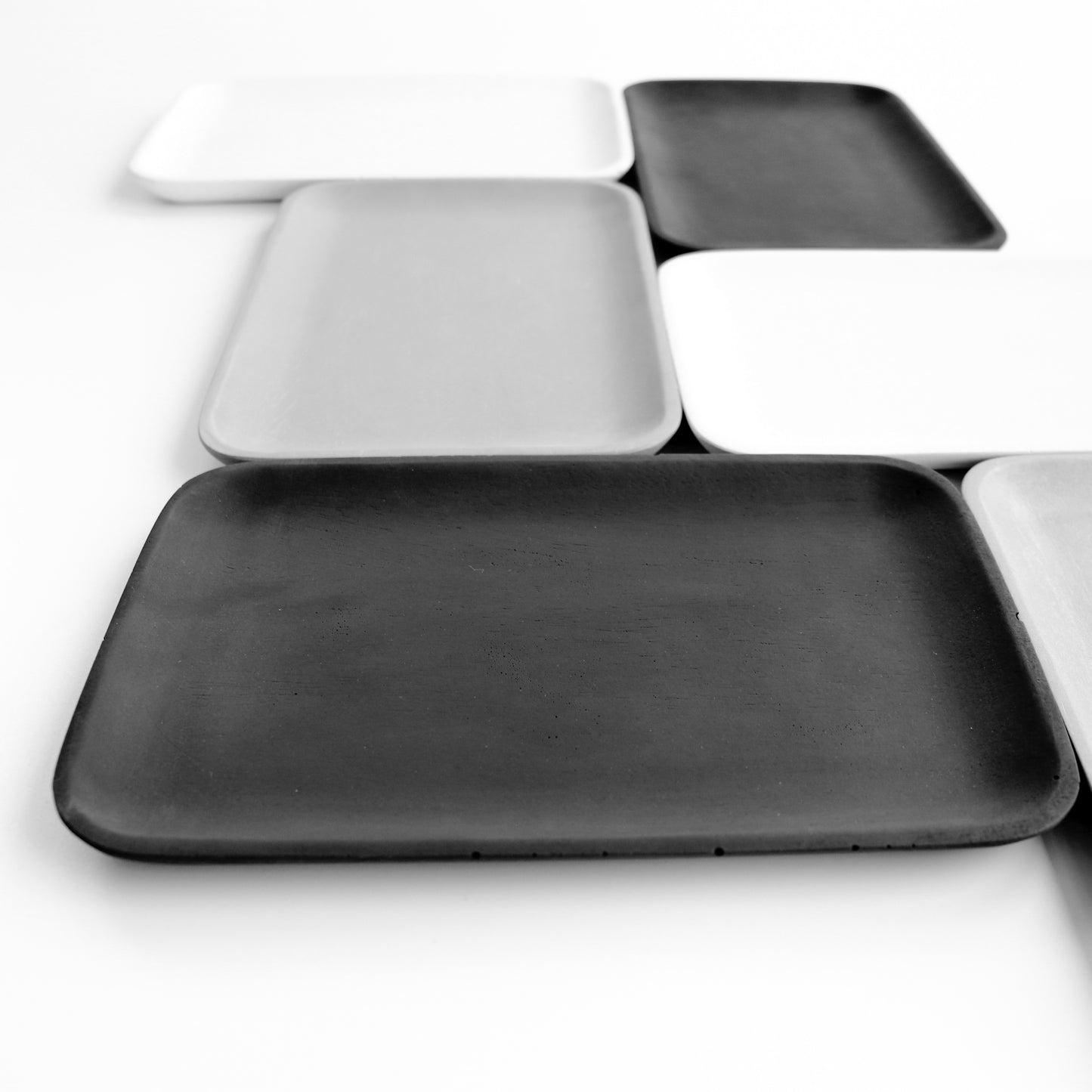 Oslo Concrete Tray - White