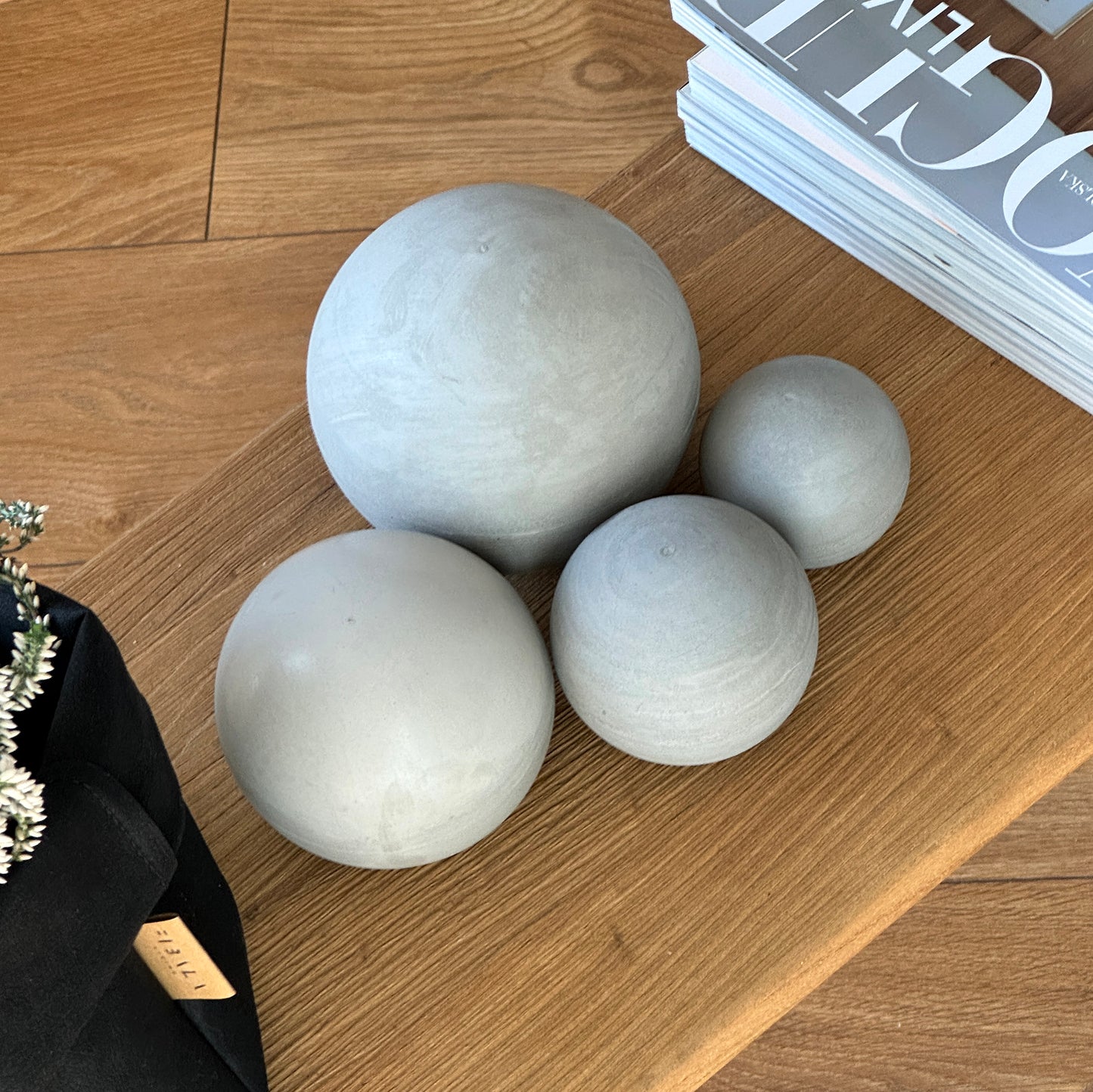 SPHERE - Set of 4 - Grey