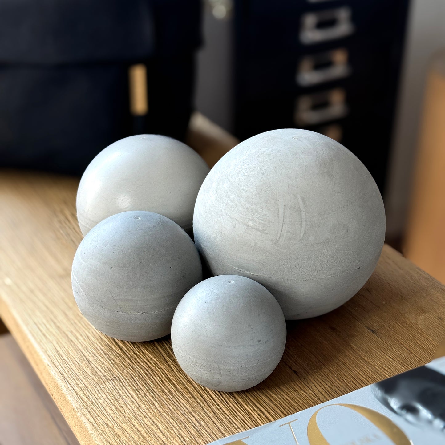 SPHERE - Set of 4 - Grey