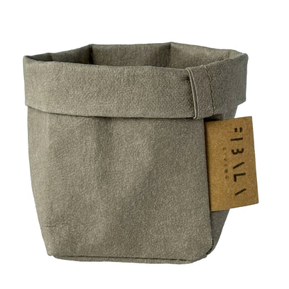 Mini Chino Washable Paper Bag on White Background. Eco-friendly and Stylish.