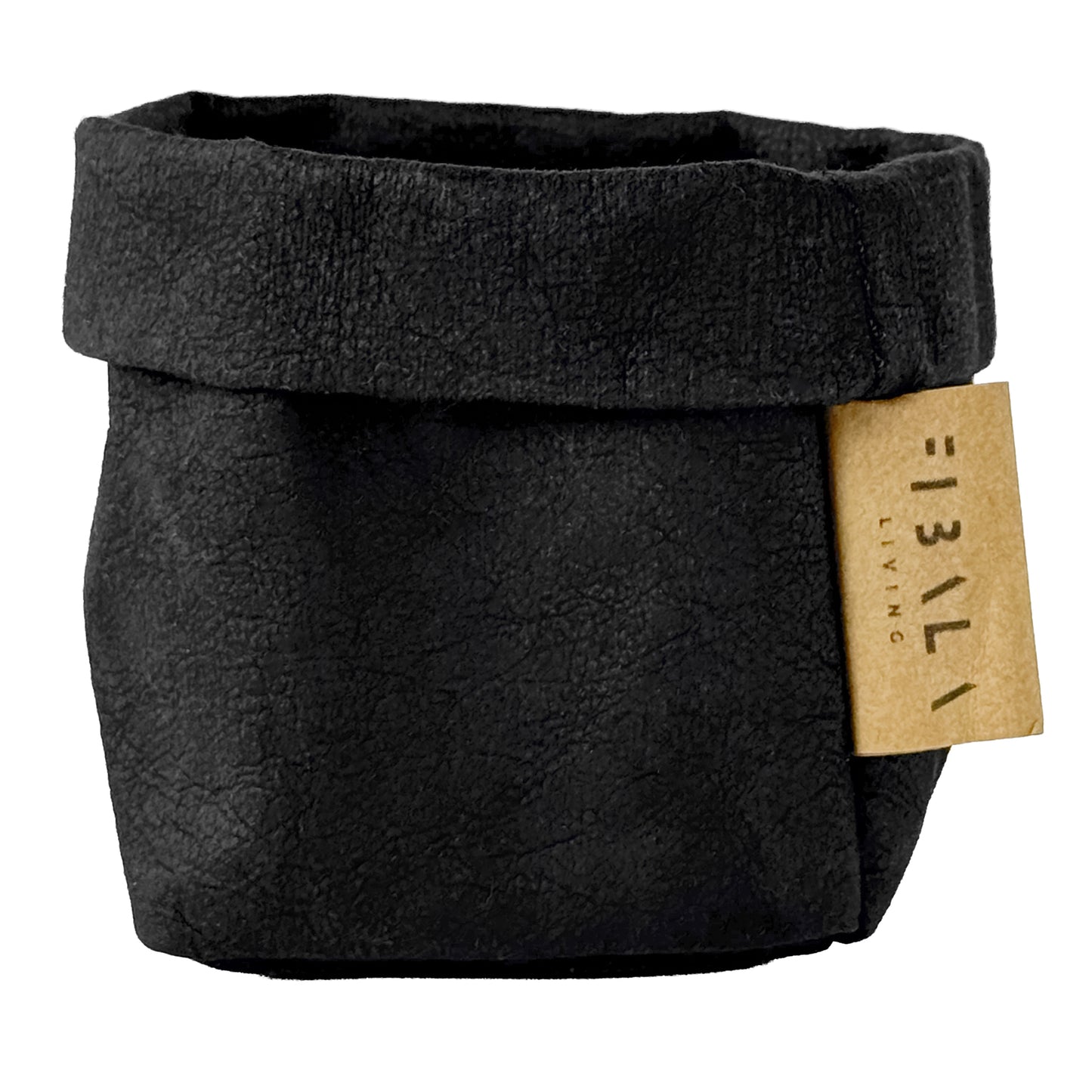 XS Grey Washable Paper Bag on white background