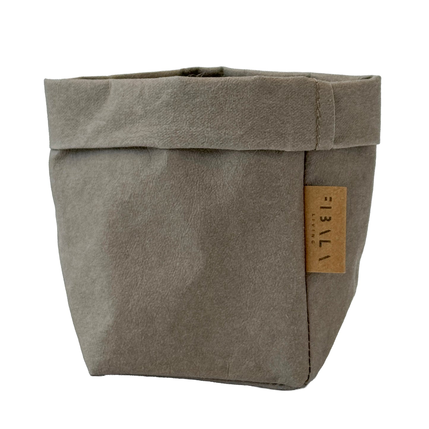 Petite chino washable paper bag, white BG—eco mini tote